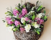 25% Off Summer Spring Door Wreath-Lilac Pocket Floral