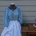 Prairie Pioneer Renaissance Colonial Dress Costume bonnet dress apron Ready to Ship Size Medium