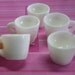 5 pcs Resin Mini Cup Pendant Charm WHITE color