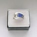Sea Glass Jewelry - Sterling Cobalt Blue Sea Glass Adjustable Ring