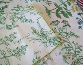 2 Vintage Vera linen napkins, Amy Vanderbilt book, dinner parties, entertaining, book, napkins, linen, Vera, kitchen, how to, Amy Vanderbilt