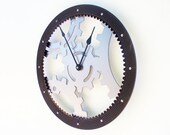 Drive Shaft III Modern Wall Clock (Large)