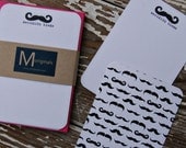 Personalized Note Cards - Mustache