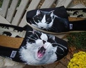 send me any canvas shoe-pets, vehicals, and people's portraits hand painted on TOMS shoes--made to order