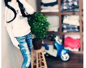 SD 13 girl Destroyed Washing jean
