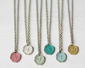 Express Yourself Initial Necklace H through M
