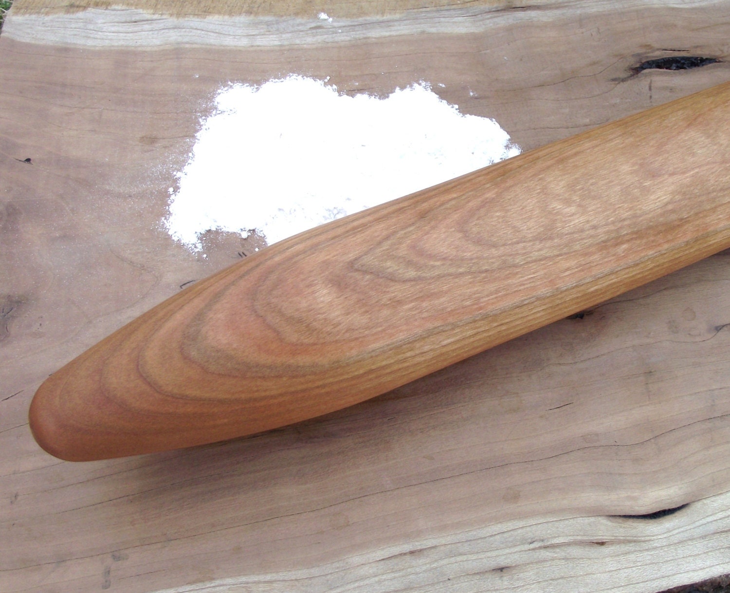 French Rolling Pin, Cherry Wood, Cherry Wood Rolling Pin, Wedding Gift or Heirloom-Quality Gift for the Baker