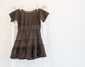 The striped little ruffle dress, 3 yr., 4 yr., little girl, toilet training, urban, street style, kindergarden, dress up, wedding