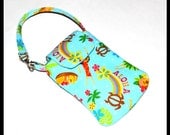 Blue Hawaiian Hula Girl Cell Phone Gadget - Camera Bag