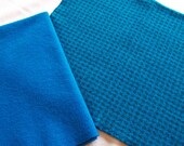 Fat Quarter Yd. Hand Dyed Felted Wool , Blue - Rug Hooking, Applique, Sewing Projects / Q367
