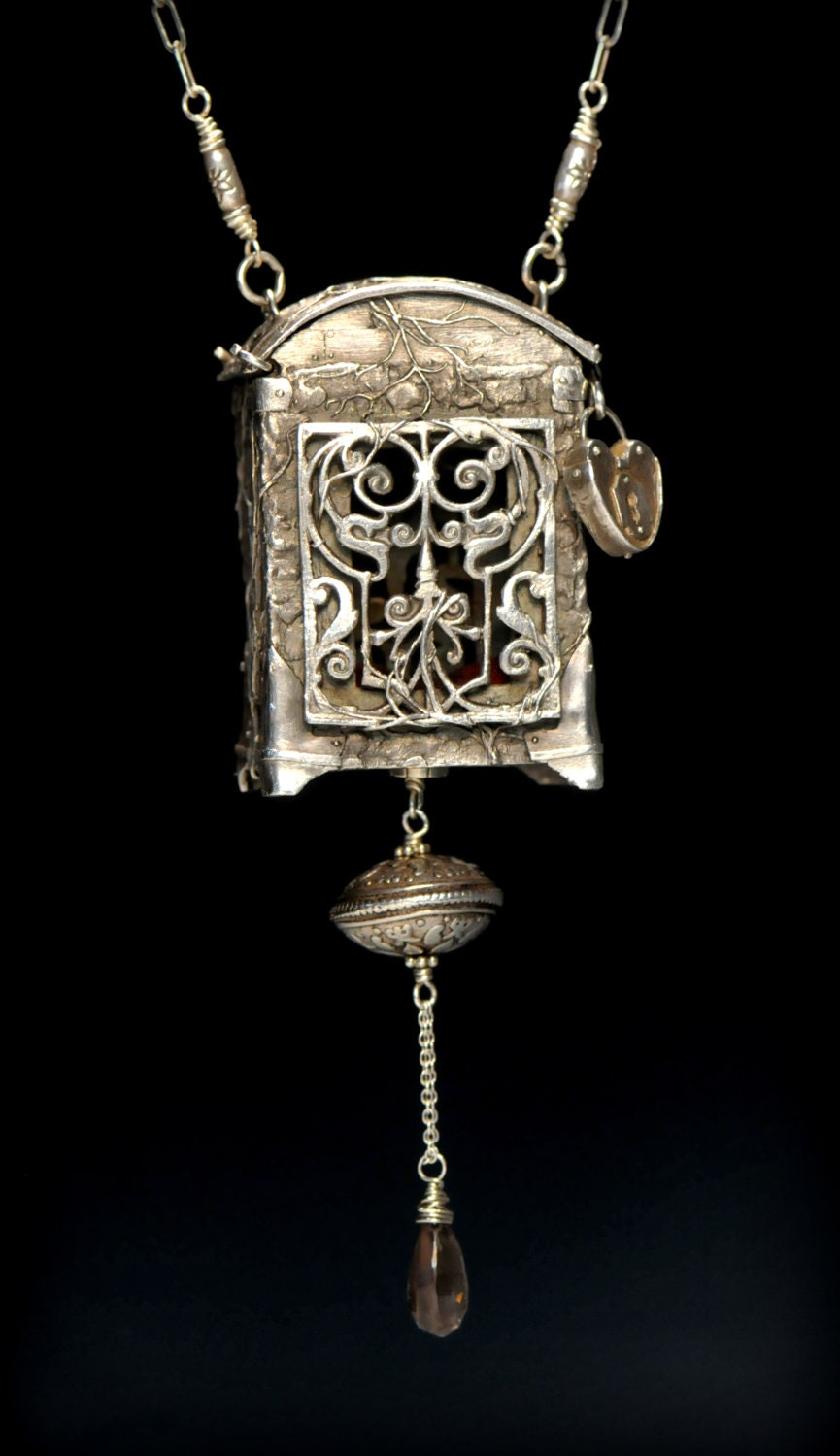 Forbidden Box Locket by Christi Anderson Elemental Adornments 2013