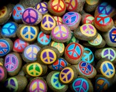 Bunch of Peace Rock Print
