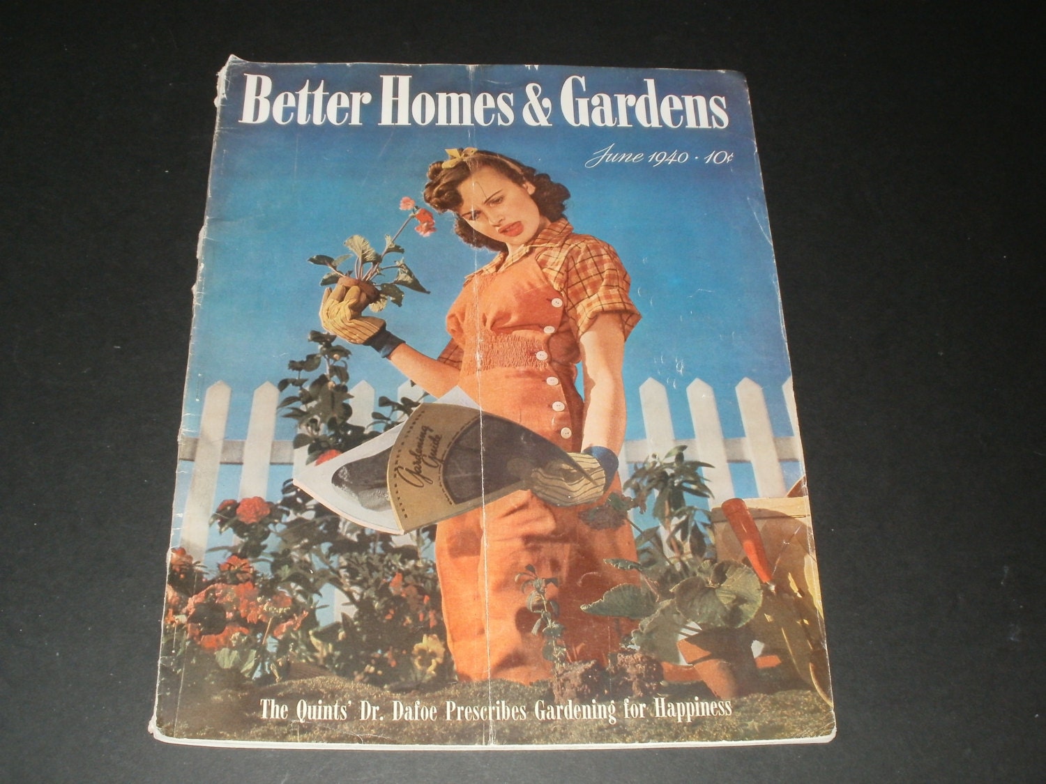 Vintage Better Homes and Gardens Magazine June 1940--Art-Scrapbooking-Old Car Ads-Retro Trip in Time