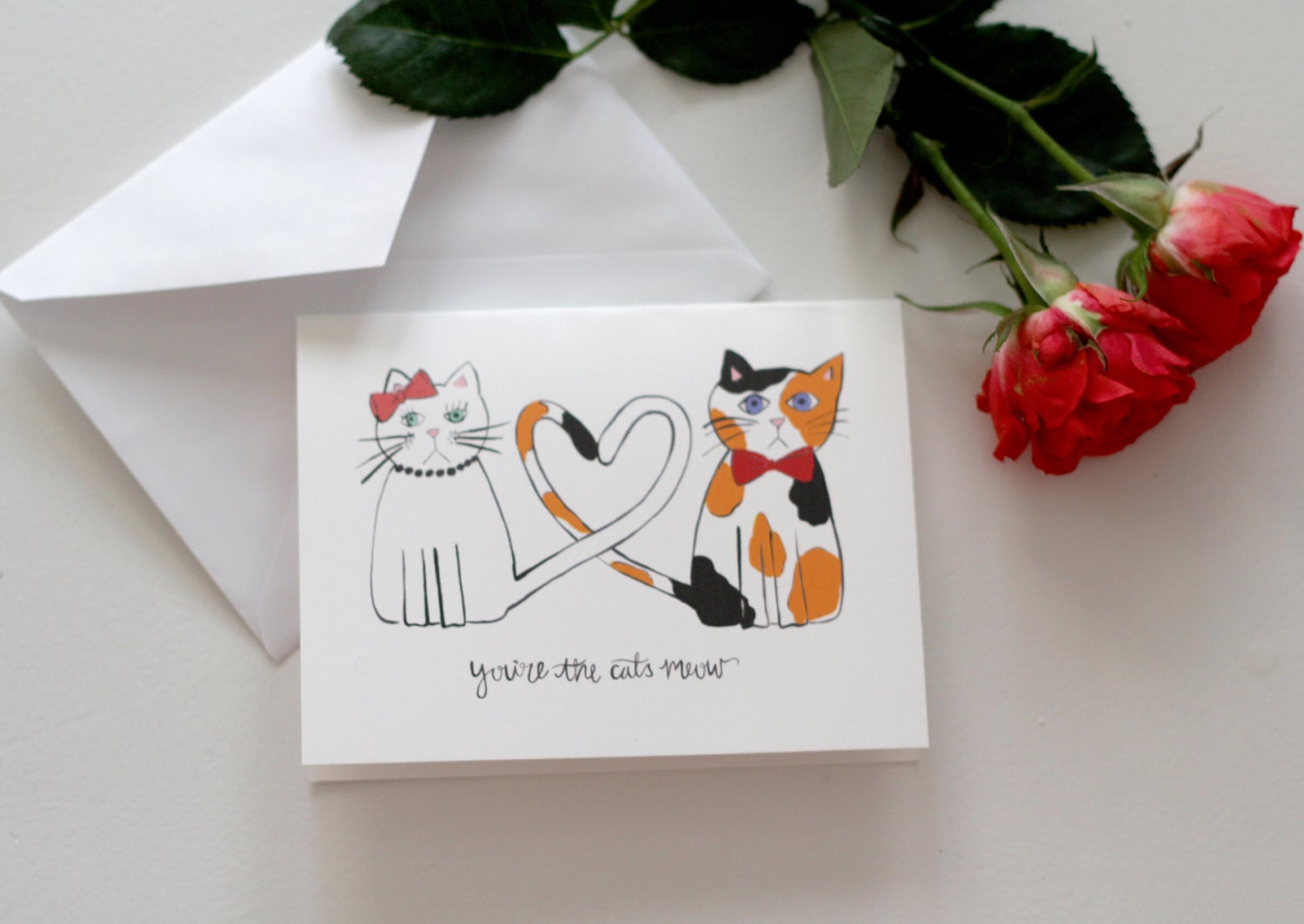 Just Because Greeting Cards - You're The Cats Meow - Single A-2 Card