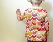 organic cotton chevron shirt by pellerina.. made to order.. 6m 12m 2 3 4 5