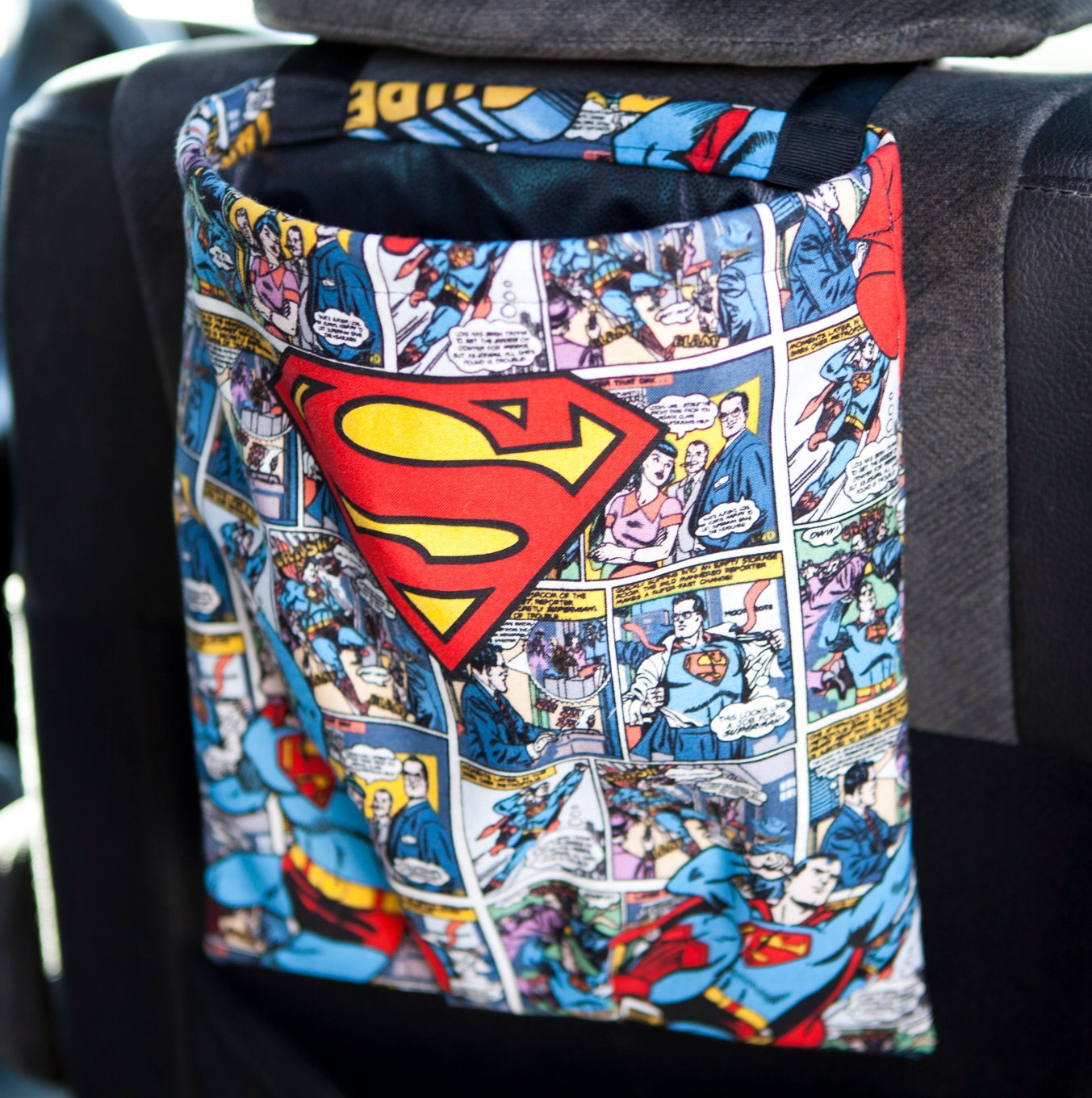 Superman Car Trash Bag or Storage