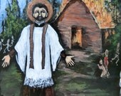 Saint Antoine Daniel - North American Maryrtr - Retablo Print