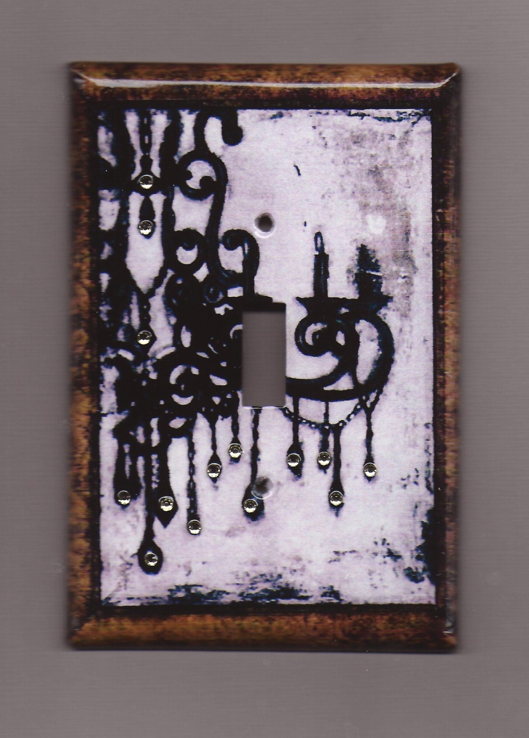 The Only Chandelier I can Afford Switchplate cover