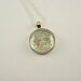 Map Pendant Necklace from Vintage Atlas CHARLESTON South Carolina
