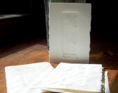 Handmade Mini Cards - Cattails  - Package of 3