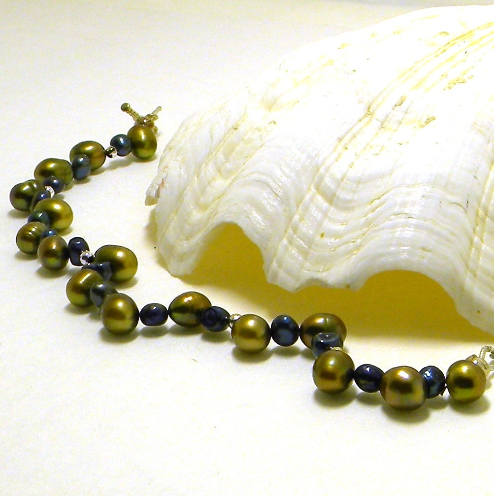 Beaded Bracelet, Beaded Anklet, Beaded Jewelry, Pearl Bracelet, Navy Blue Bracelet, Women's Bracelet, Women's Jewelry