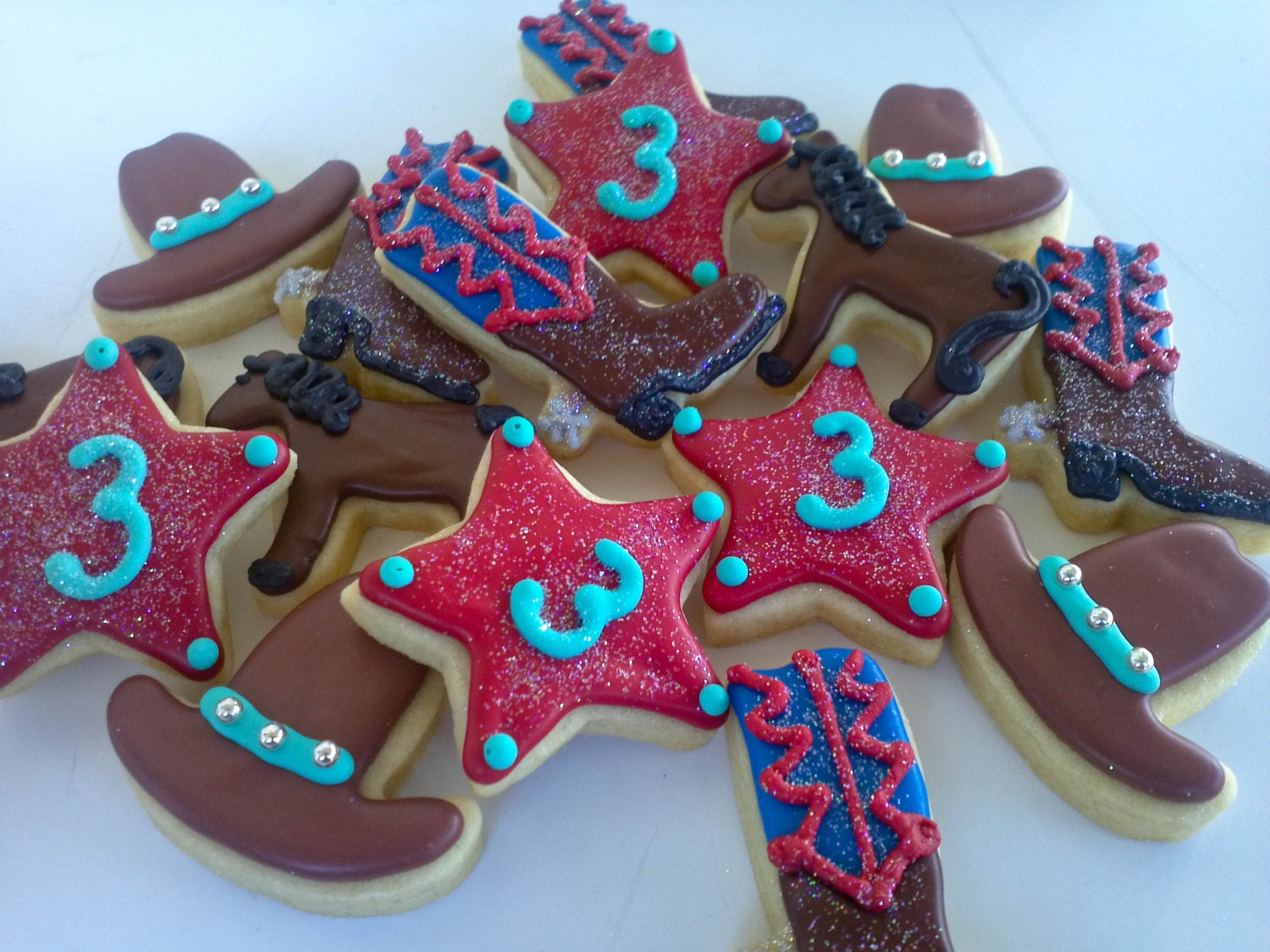 Cowboy Mini Sugar Cookies-2 Dozen