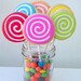 Colorful Swirl Cookie Pops - 1 dozen