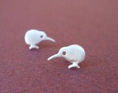Tiny  Kiwi Bird Stud Earrings sterling silver New Zealand cute gift women kids girl teen mom Jewelry for her mini spring