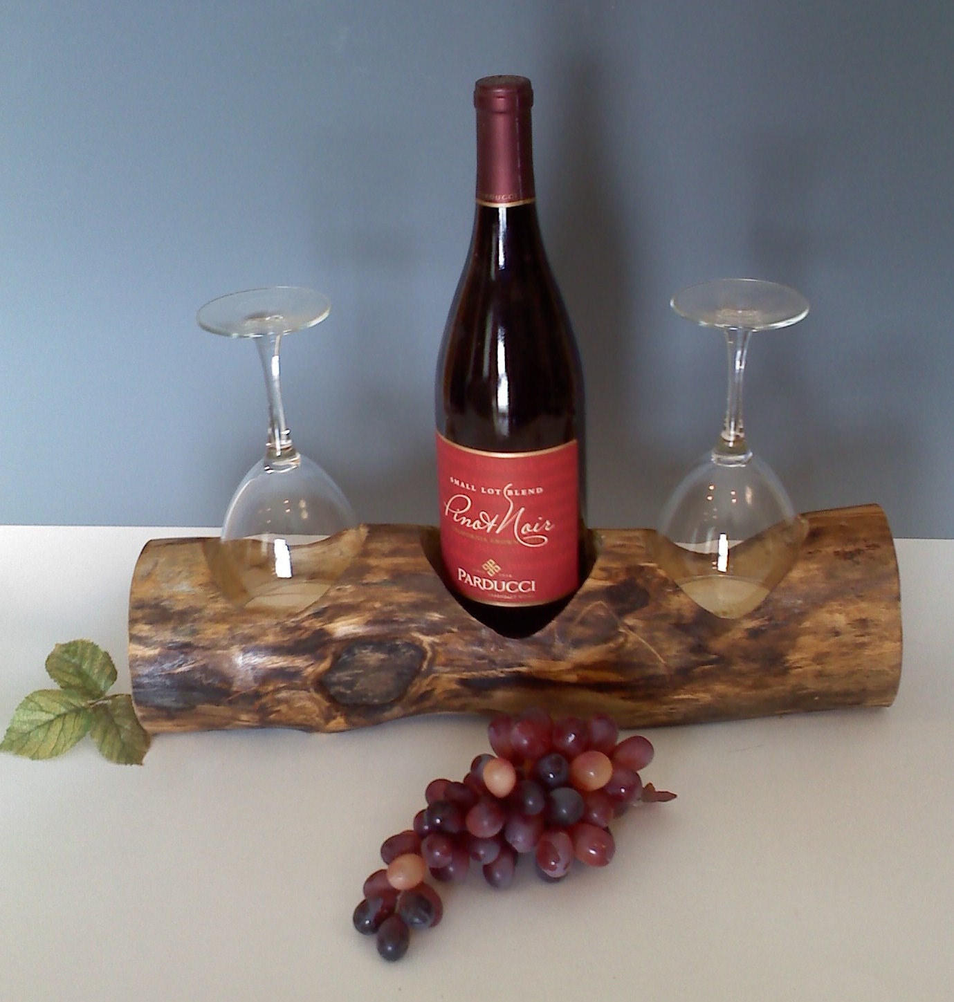 Elk Rub  Aspen Wine Rack for tabletop wine storage