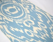 Hand woven and hand dyed natural silk cotton ikat beautiful fabric by the yard