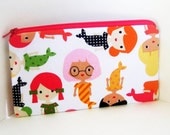 Zippered Pouch Mermaid Girlfriends Gadget Pouch