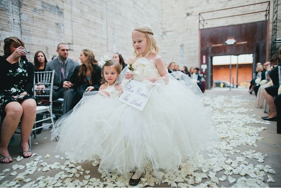 Ivory Flower Girl Dress for Girls