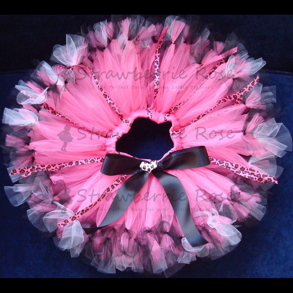 Cheetah Girl Pink Tutu Skirt Set