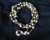 Vintage Ethnic Bohemian Long Gold Tone Necklace