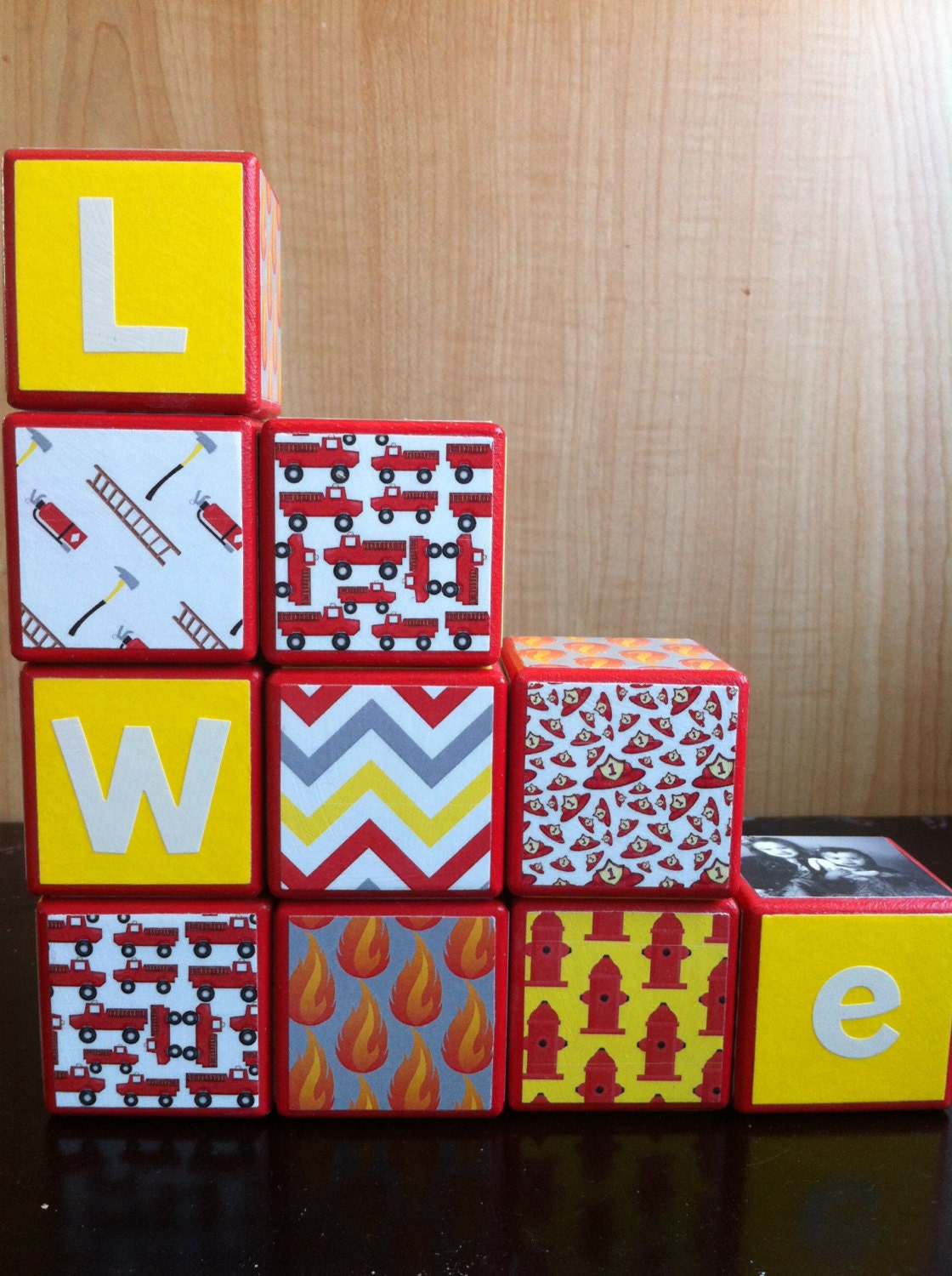 Fire Truck Building Blocks