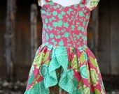 Spring House Fitted Ruffled Party Dress - Size 3T - Ready to ship