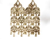 Brass Chandelier Earrings