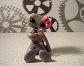 Sock Monkey Love Robot pink