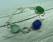 Sea glass bracelet, eco friendly, sea glass jewelry, beach glass jewelry, beach glass, beach wedding
