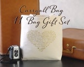 11 Bridesmaids Gift Set - LOVE Languages Tote Bags - Wedding Party Gifts - Carryall Bags