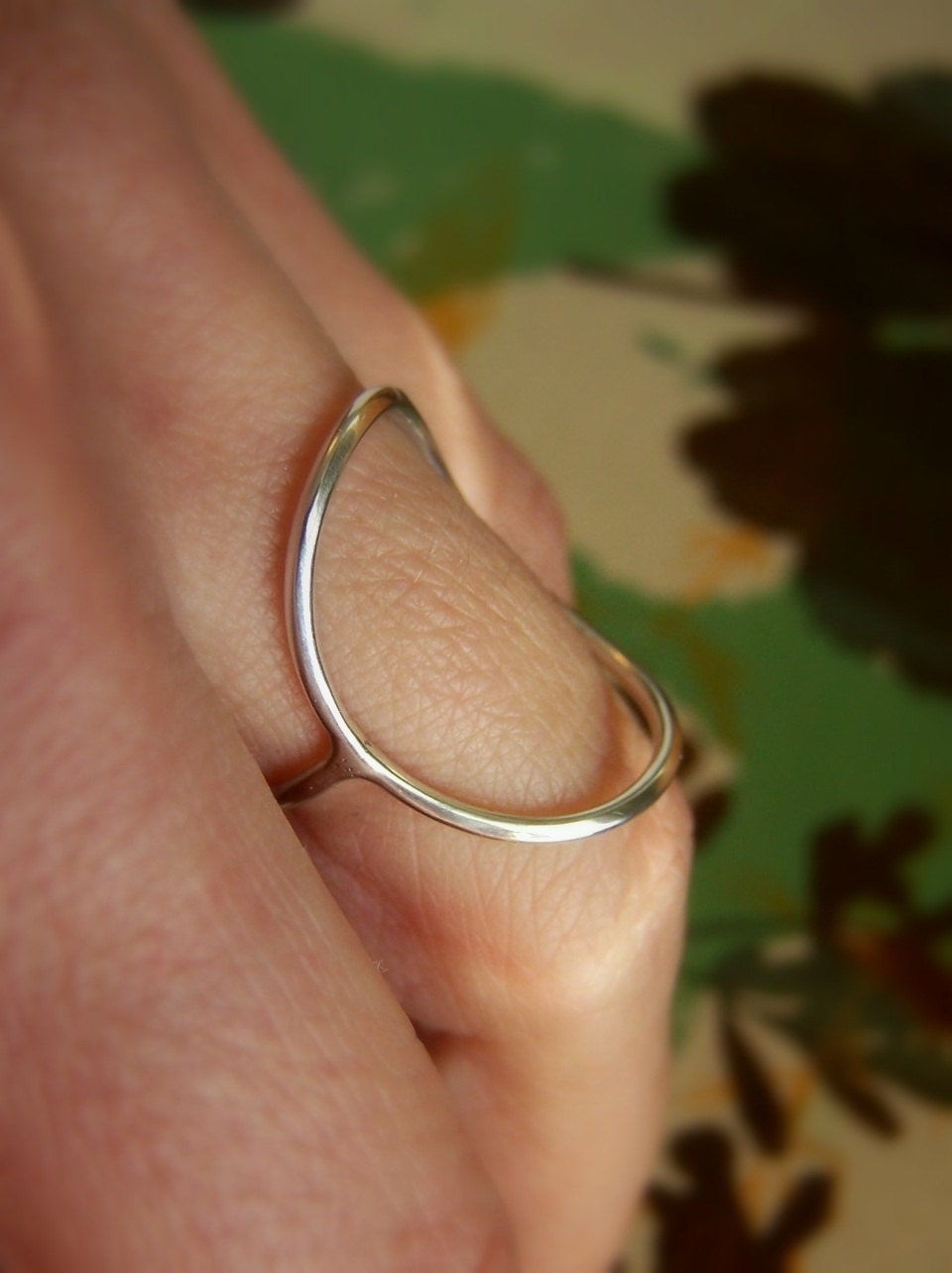 The Orbit Ring - Size 5 - Sterling Silver