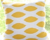 Premier Prints Chipper Slub Corn Yellow Fabric 20" x 20" Pillow Cover