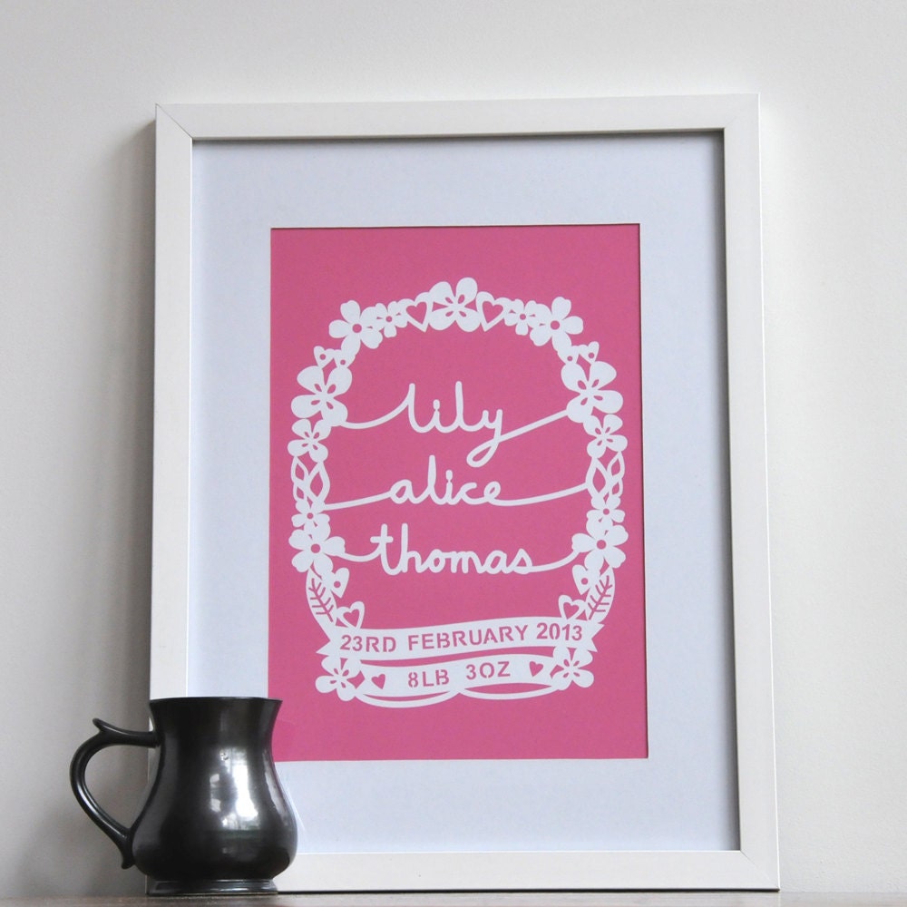 Personalized Baby Name - Print