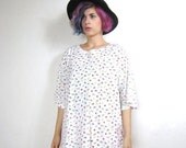 20% OFF VACATION SALE 90s Grunge Fruit Cherry Print Oversize Tshirt (L/Xl)