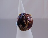 Changeable Ring Topper - Purple Daisies
