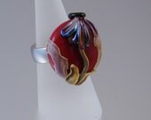 Changeable Ring Topper - Scarlett Daisies
