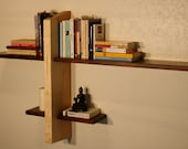 BOOK SHELF - made of unique urban salvaged hardwoods