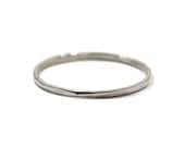 Extra Thin Silver Stacking Ring