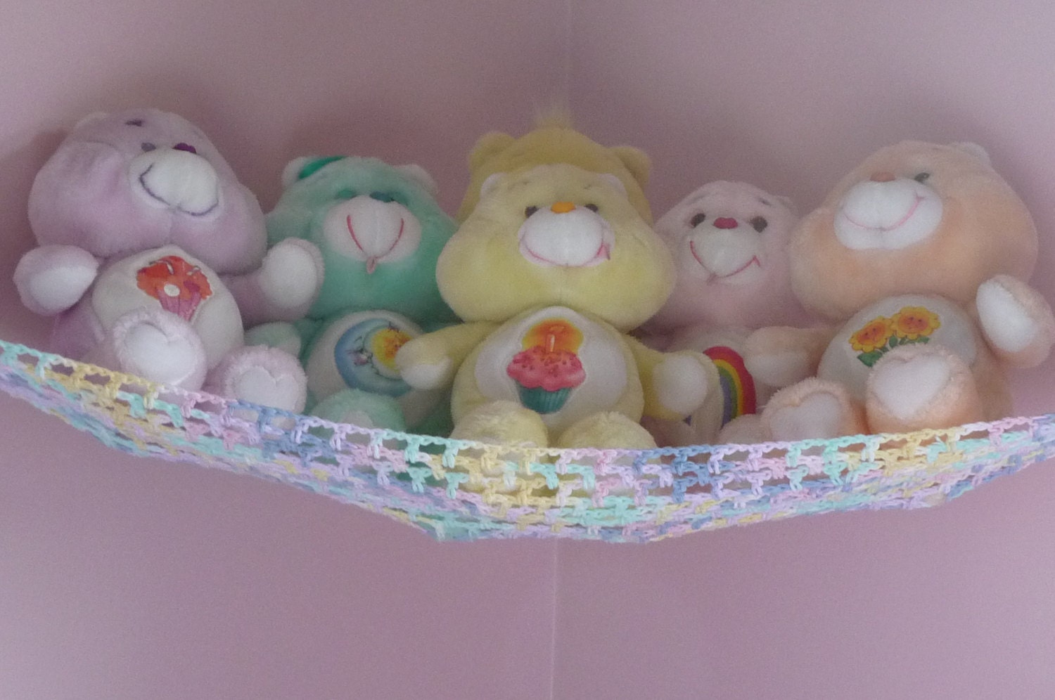 Small Toy Hammock for Stuffed Animals, choice of colors