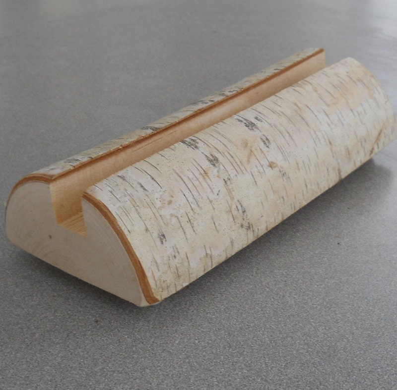 Rustic Birch iPad Holder